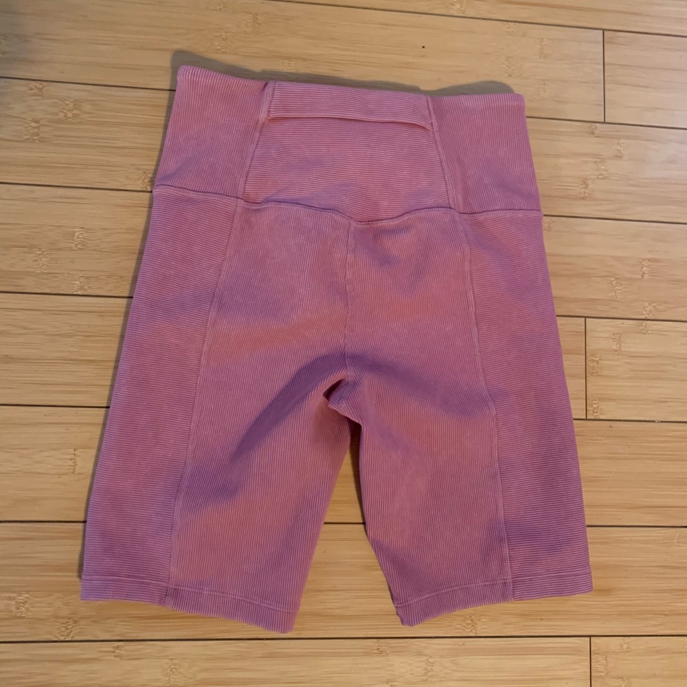 Zella Snow Wash Rib Bike Shorts